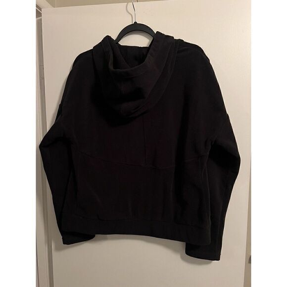 Nike Womens Black Therma Fleece Pullover Hoodie Size Medium CJ5760-010 - Picture 2 of 4